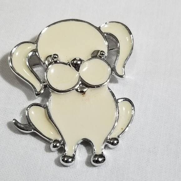 Vintage Sarah Coventry puppy pin - Picture 6 of 6